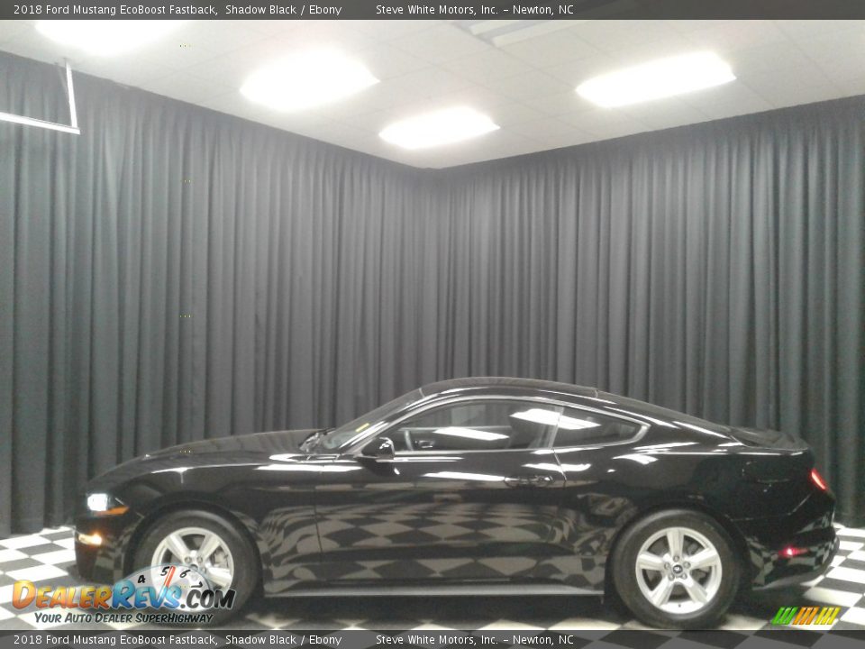 2018 Ford Mustang EcoBoost Fastback Shadow Black / Ebony Photo #1
