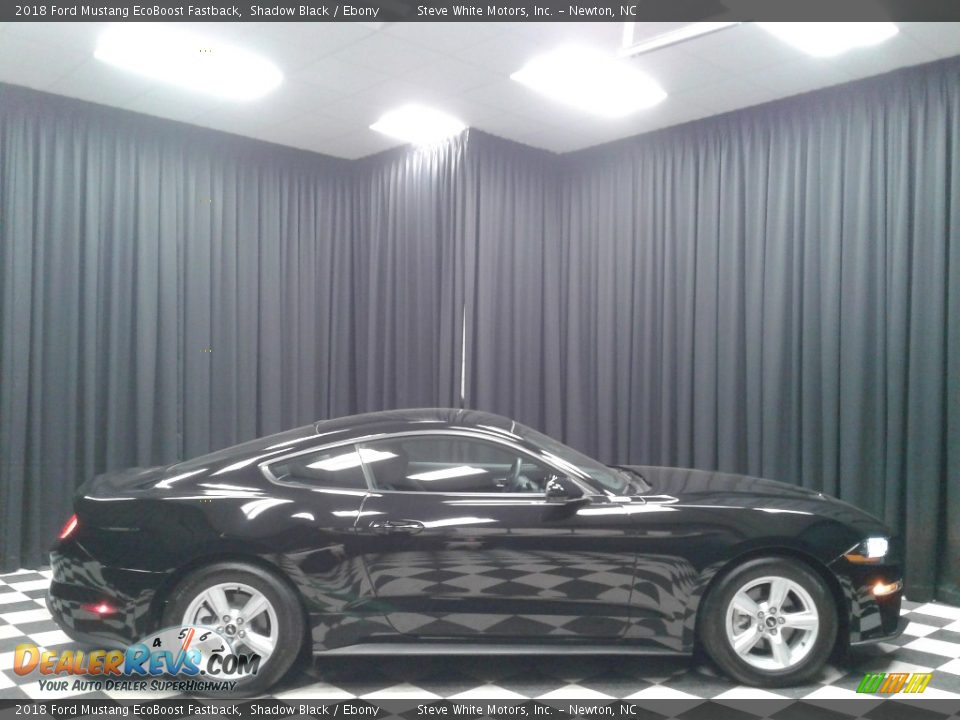 2018 Ford Mustang EcoBoost Fastback Shadow Black / Ebony Photo #5