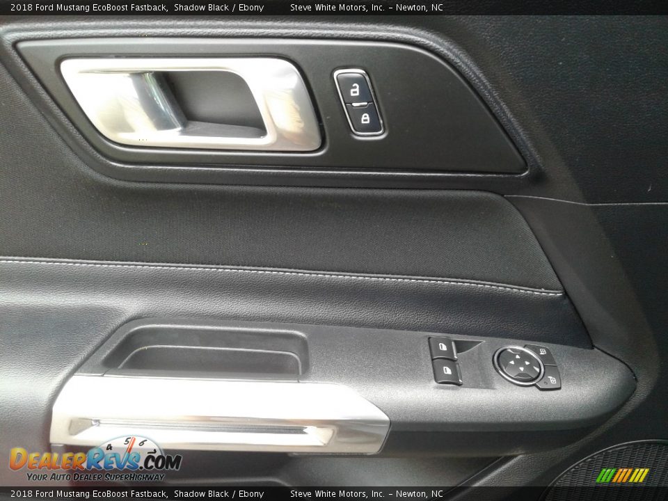 2018 Ford Mustang EcoBoost Fastback Shadow Black / Ebony Photo #9