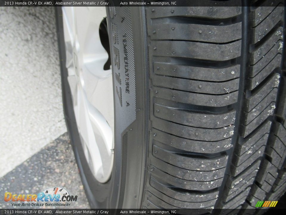 2013 Honda CR-V EX AWD Alabaster Silver Metallic / Gray Photo #8