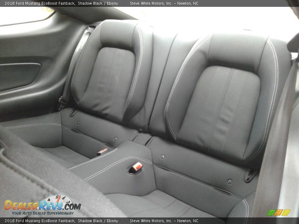 2018 Ford Mustang EcoBoost Fastback Shadow Black / Ebony Photo #11