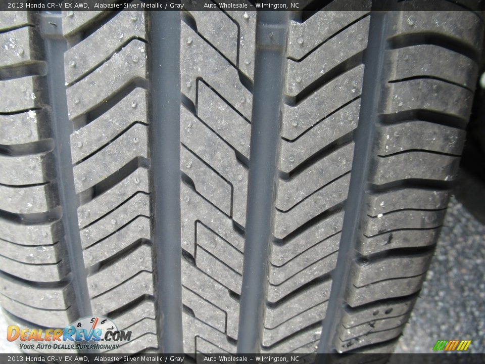 2013 Honda CR-V EX AWD Alabaster Silver Metallic / Gray Photo #9