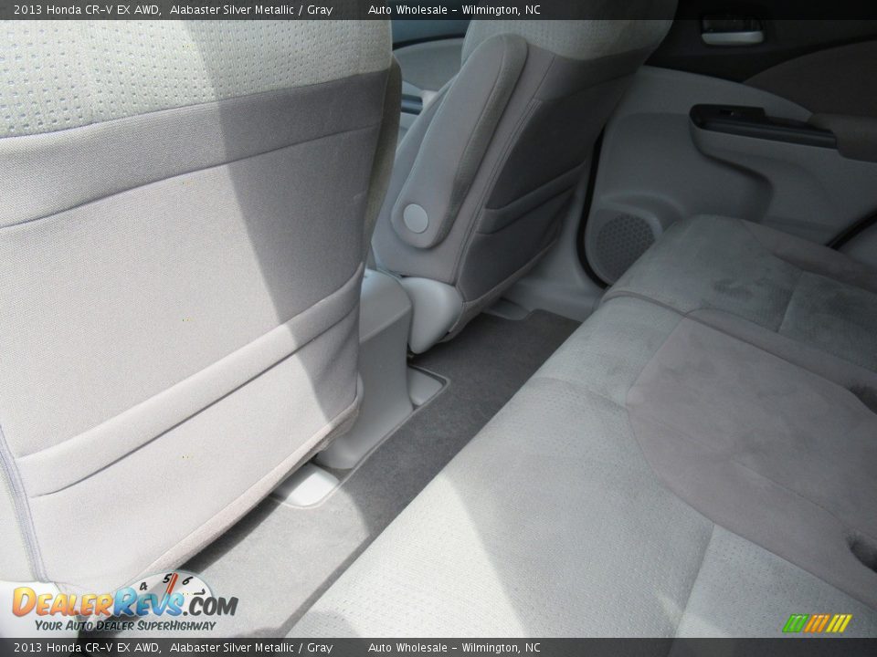 2013 Honda CR-V EX AWD Alabaster Silver Metallic / Gray Photo #11