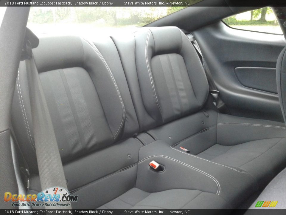 2018 Ford Mustang EcoBoost Fastback Shadow Black / Ebony Photo #13
