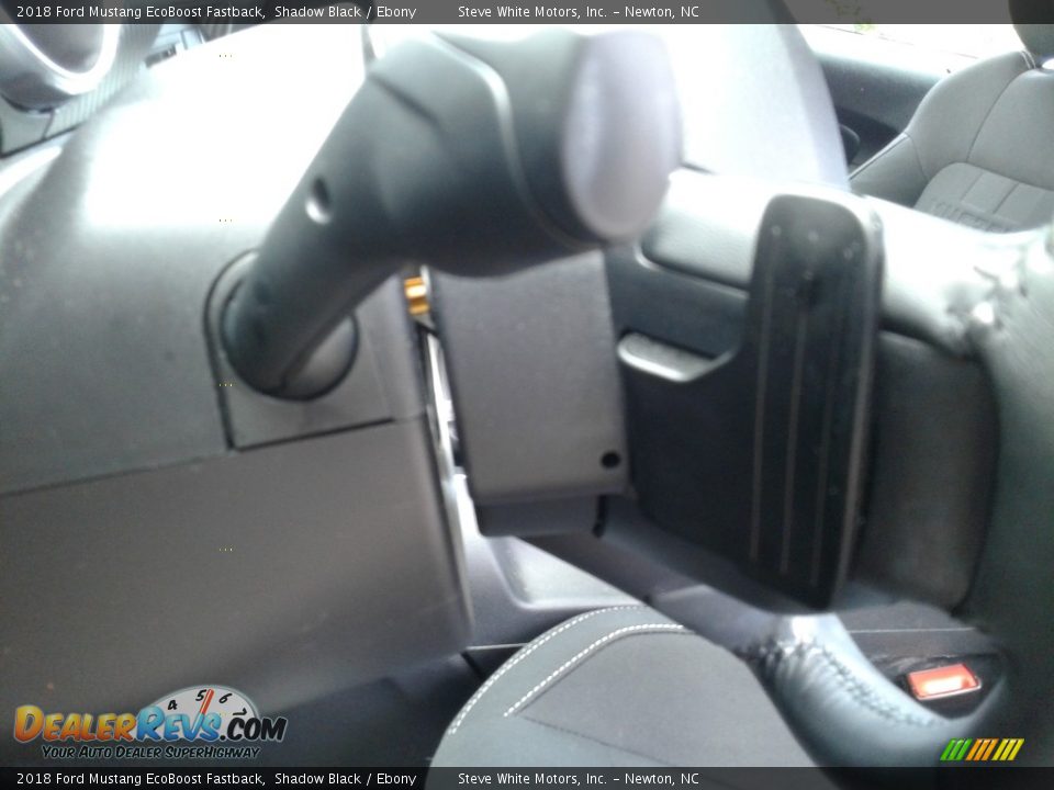 2018 Ford Mustang EcoBoost Fastback Shadow Black / Ebony Photo #15