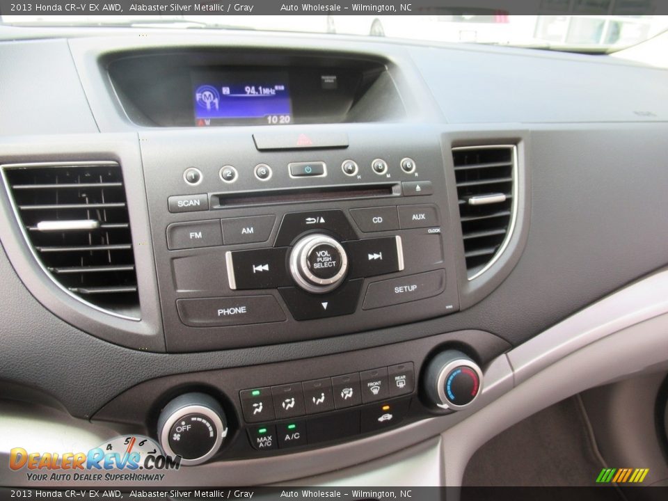 2013 Honda CR-V EX AWD Alabaster Silver Metallic / Gray Photo #17