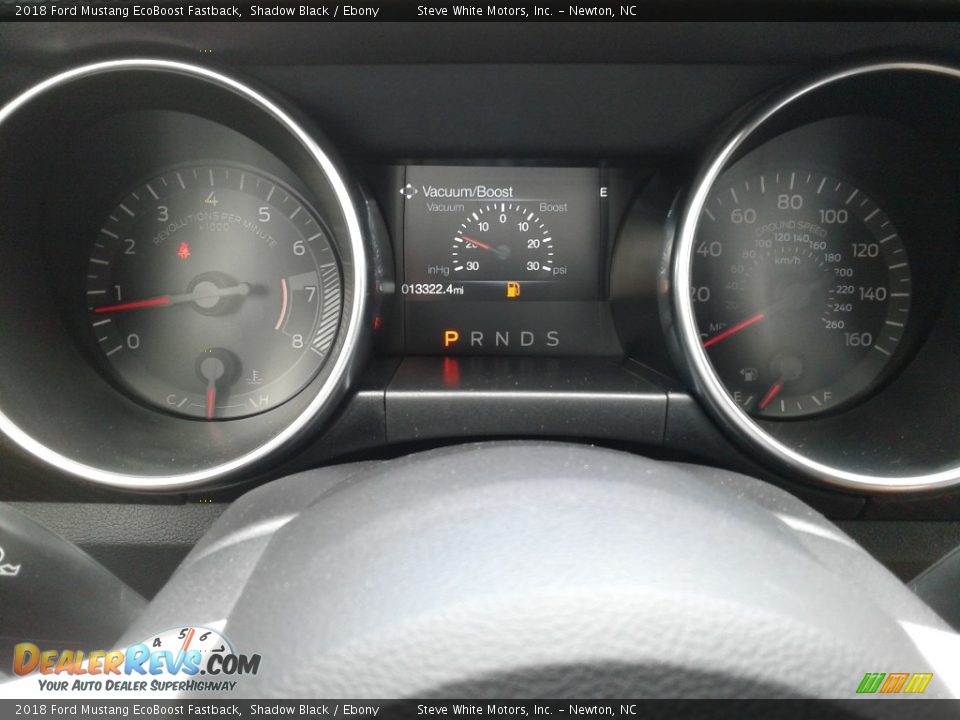2018 Ford Mustang EcoBoost Fastback Shadow Black / Ebony Photo #18