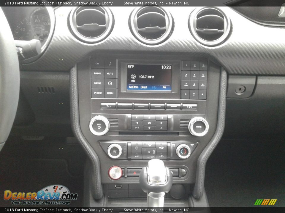 2018 Ford Mustang EcoBoost Fastback Shadow Black / Ebony Photo #19