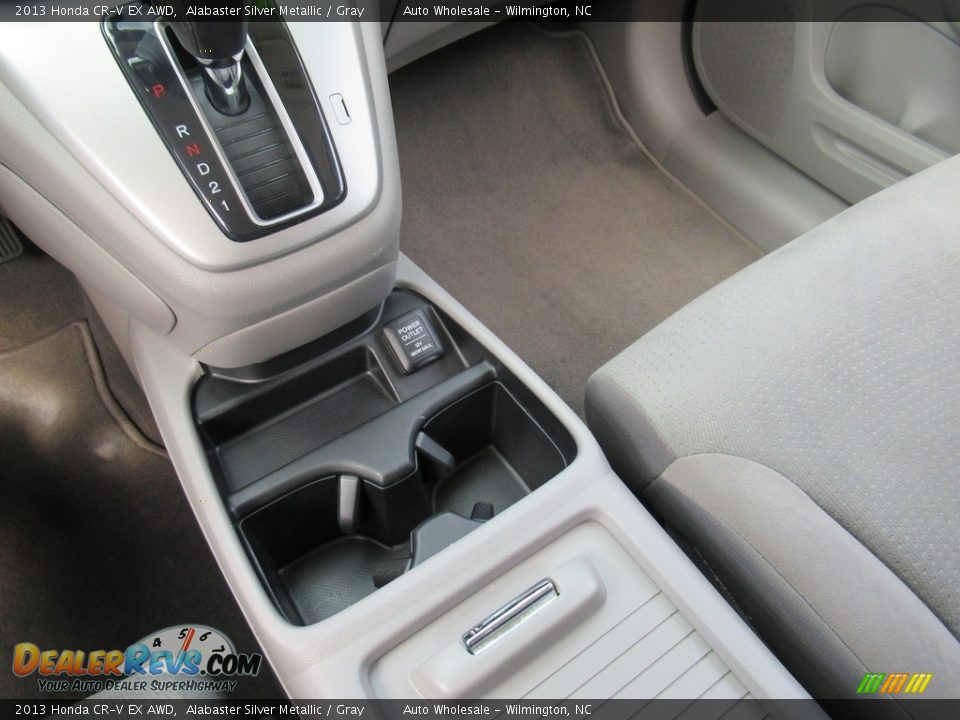 2013 Honda CR-V EX AWD Alabaster Silver Metallic / Gray Photo #19