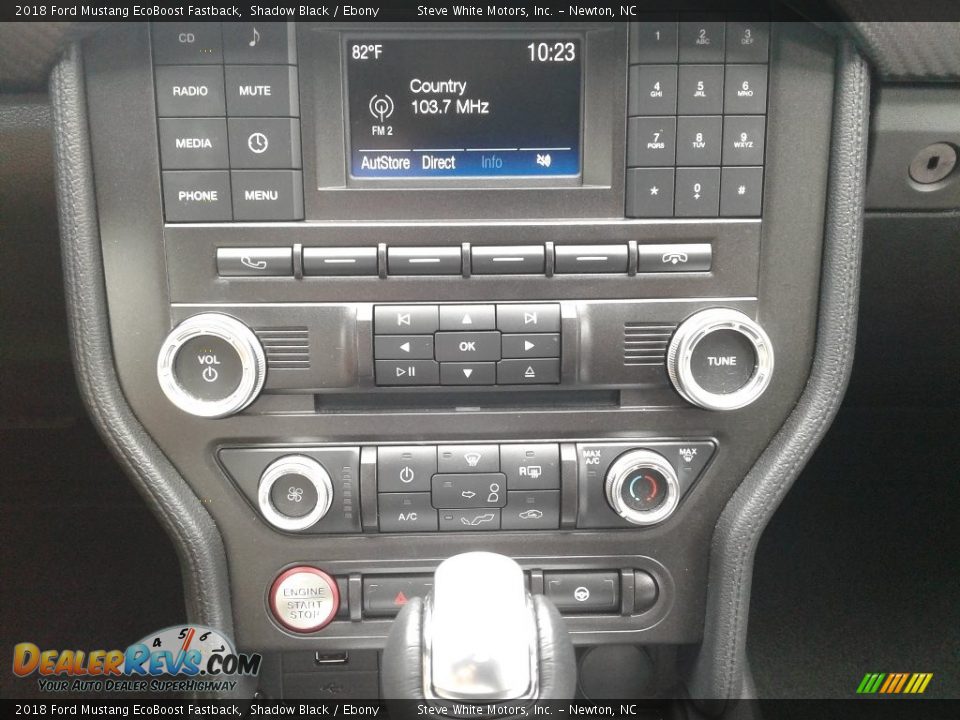 2018 Ford Mustang EcoBoost Fastback Shadow Black / Ebony Photo #20