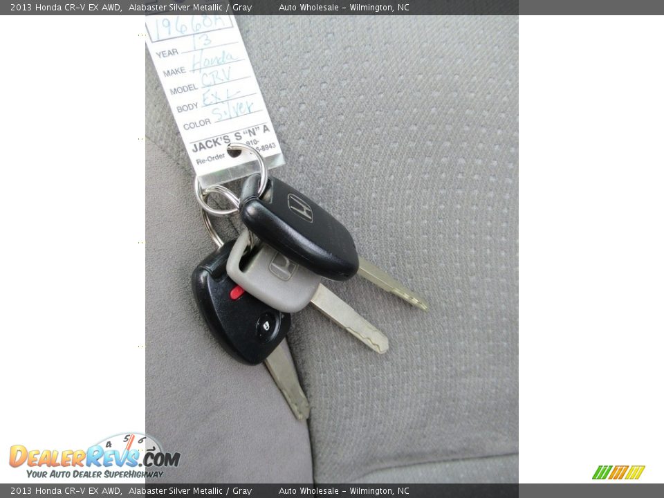 2013 Honda CR-V EX AWD Alabaster Silver Metallic / Gray Photo #20