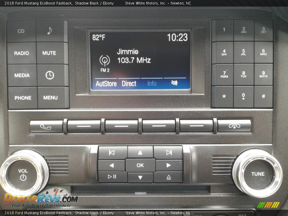 2018 Ford Mustang EcoBoost Fastback Shadow Black / Ebony Photo #21