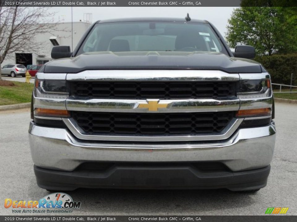 2019 Chevrolet Silverado LD LT Double Cab Black / Jet Black Photo #4
