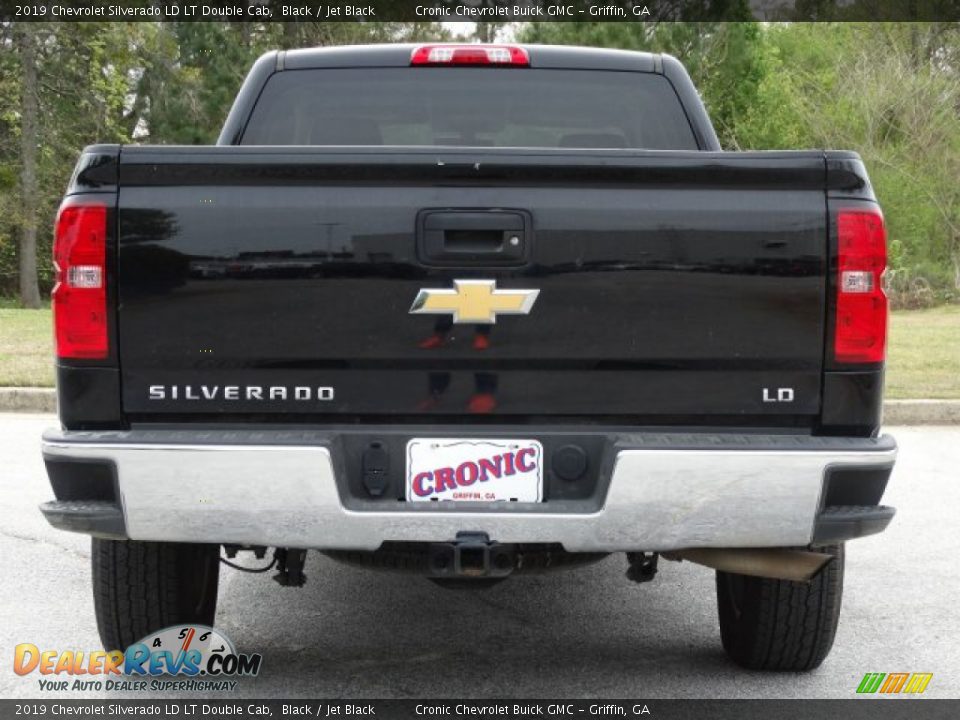 2019 Chevrolet Silverado LD LT Double Cab Black / Jet Black Photo #7