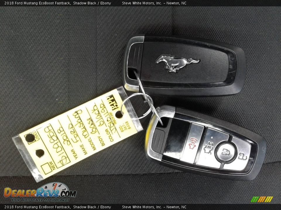 2018 Ford Mustang EcoBoost Fastback Shadow Black / Ebony Photo #29
