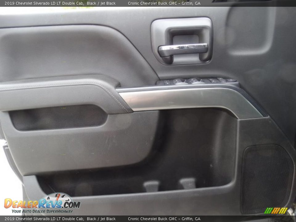 2019 Chevrolet Silverado LD LT Double Cab Black / Jet Black Photo #13