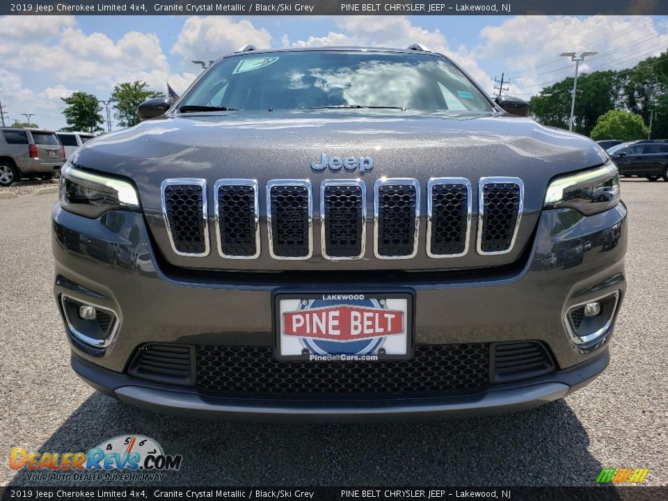 2019 Jeep Cherokee Limited 4x4 Granite Crystal Metallic / Black/Ski Grey Photo #2