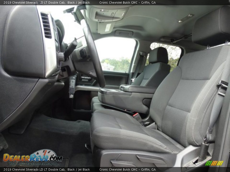 2019 Chevrolet Silverado LD LT Double Cab Black / Jet Black Photo #15