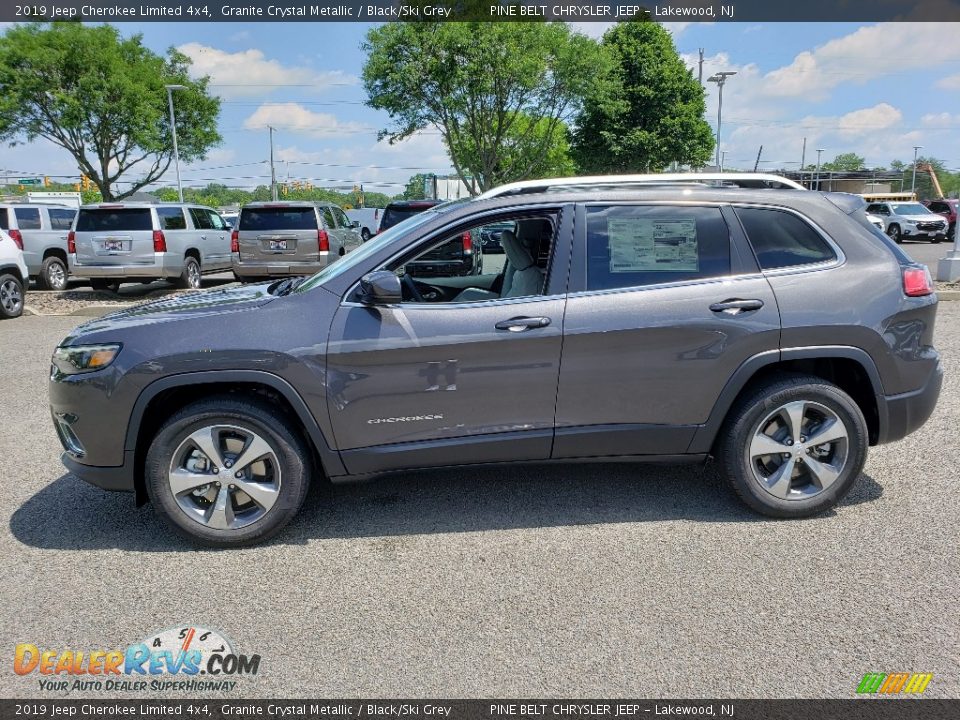 2019 Jeep Cherokee Limited 4x4 Granite Crystal Metallic / Black/Ski Grey Photo #3