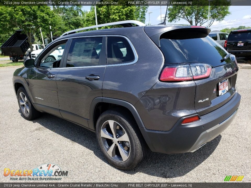 2019 Jeep Cherokee Limited 4x4 Granite Crystal Metallic / Black/Ski Grey Photo #4