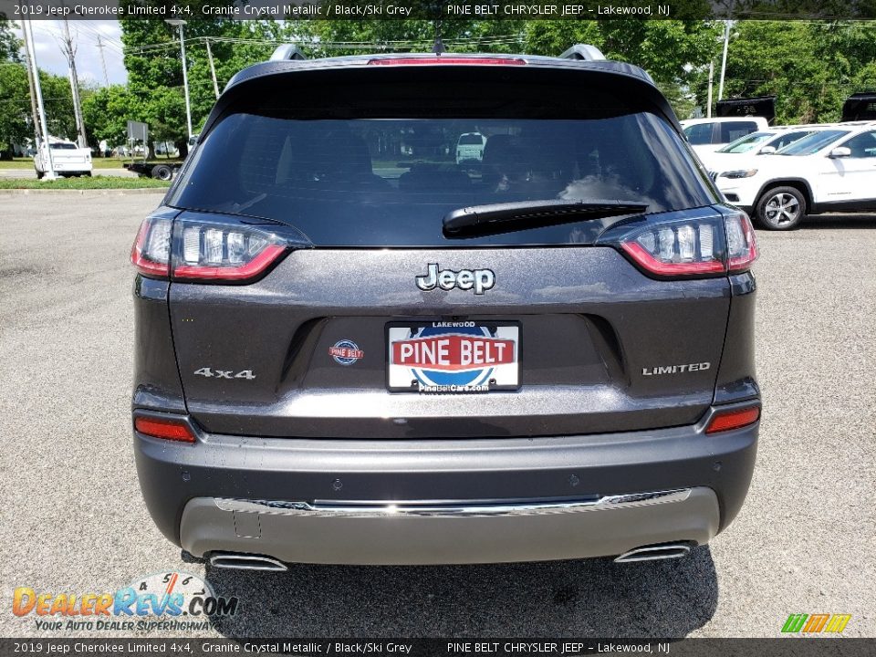 2019 Jeep Cherokee Limited 4x4 Granite Crystal Metallic / Black/Ski Grey Photo #5