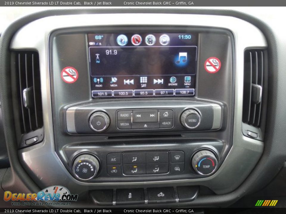 2019 Chevrolet Silverado LD LT Double Cab Black / Jet Black Photo #21