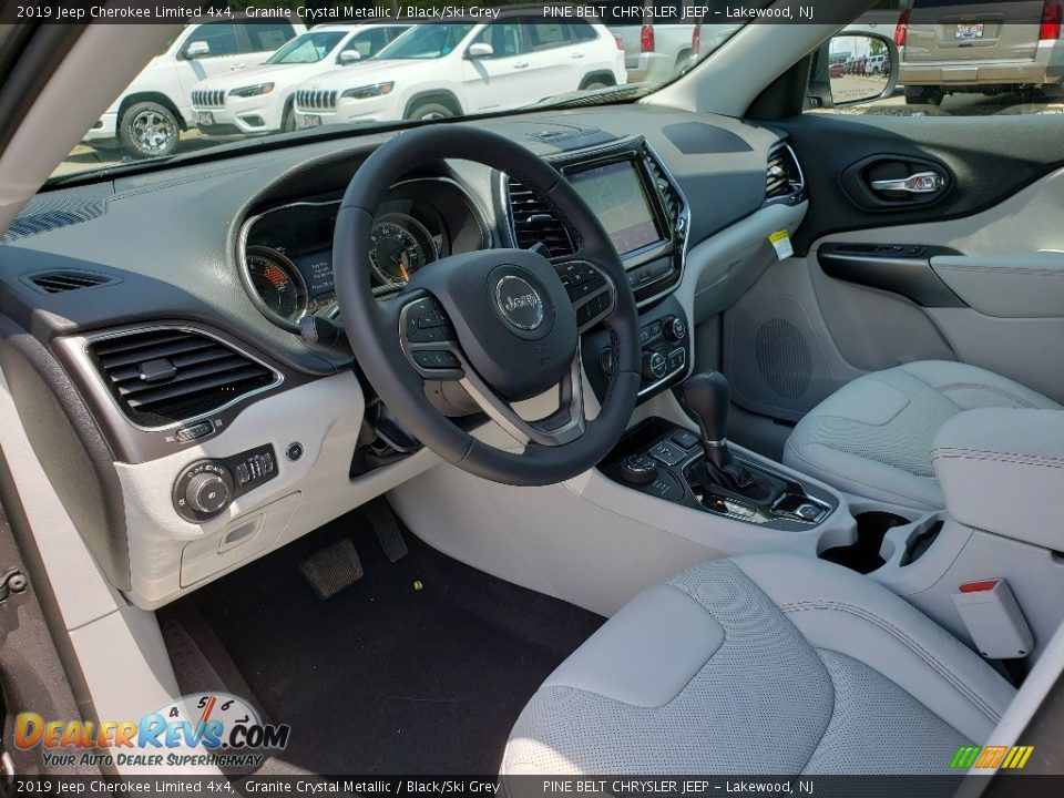2019 Jeep Cherokee Limited 4x4 Granite Crystal Metallic / Black/Ski Grey Photo #7