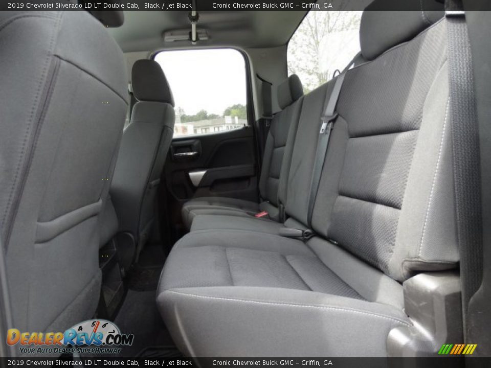 2019 Chevrolet Silverado LD LT Double Cab Black / Jet Black Photo #24