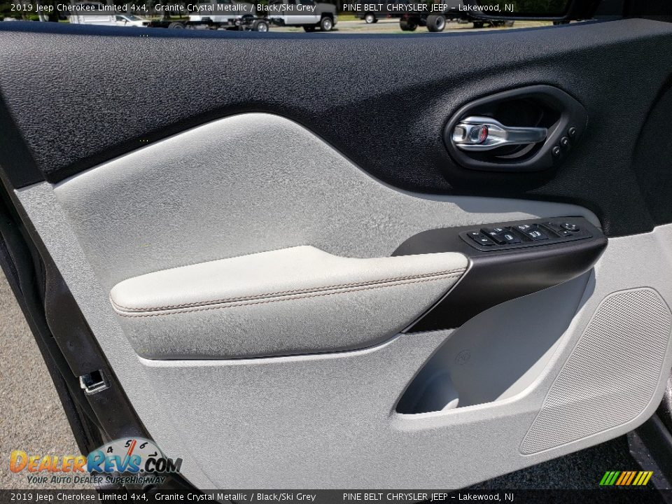 2019 Jeep Cherokee Limited 4x4 Granite Crystal Metallic / Black/Ski Grey Photo #8