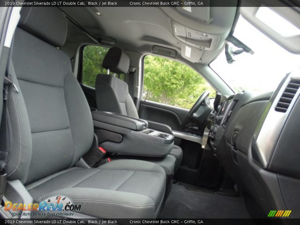 2019 Chevrolet Silverado LD LT Double Cab Black / Jet Black Photo #27
