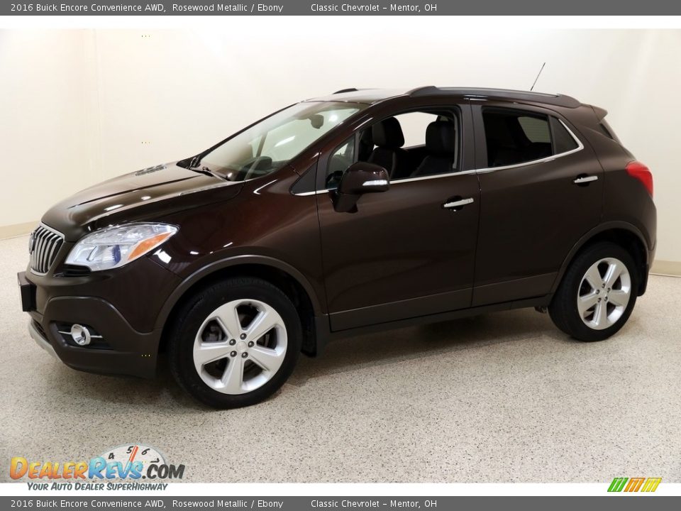 2016 Buick Encore Convenience AWD Rosewood Metallic / Ebony Photo #3