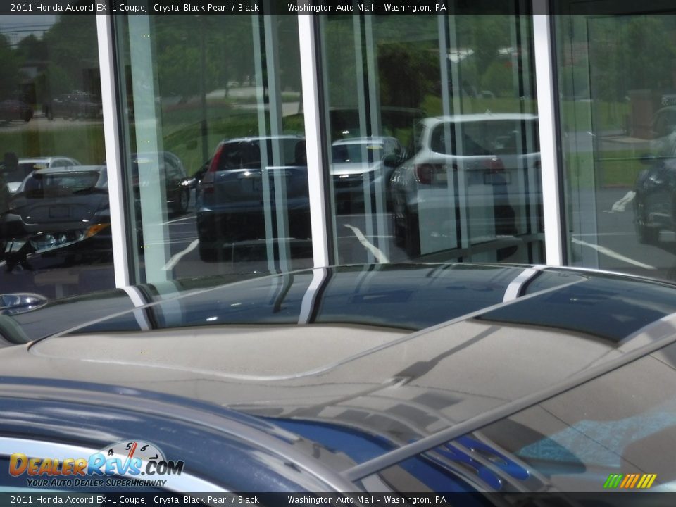 2011 Honda Accord EX-L Coupe Crystal Black Pearl / Black Photo #4