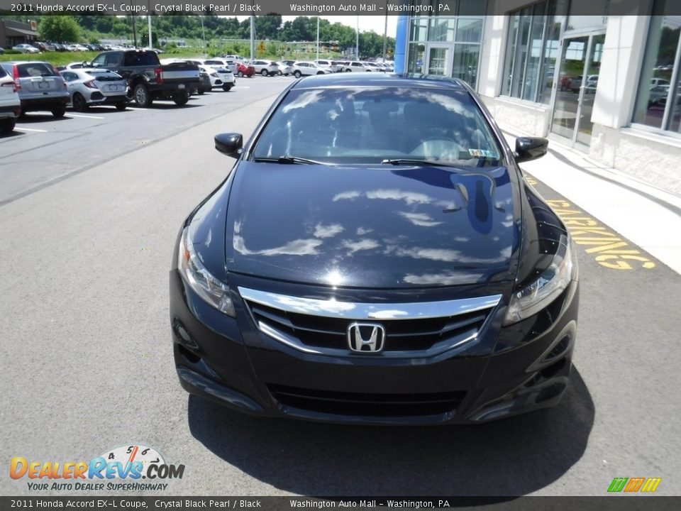 2011 Honda Accord EX-L Coupe Crystal Black Pearl / Black Photo #5