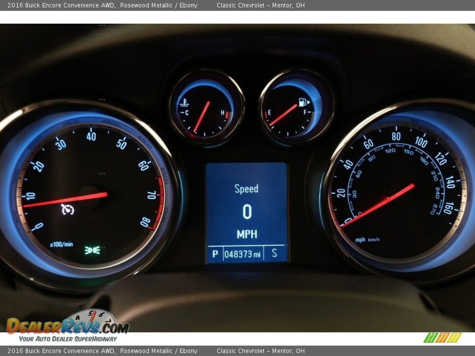 2016 Buick Encore Convenience AWD Rosewood Metallic / Ebony Photo #8