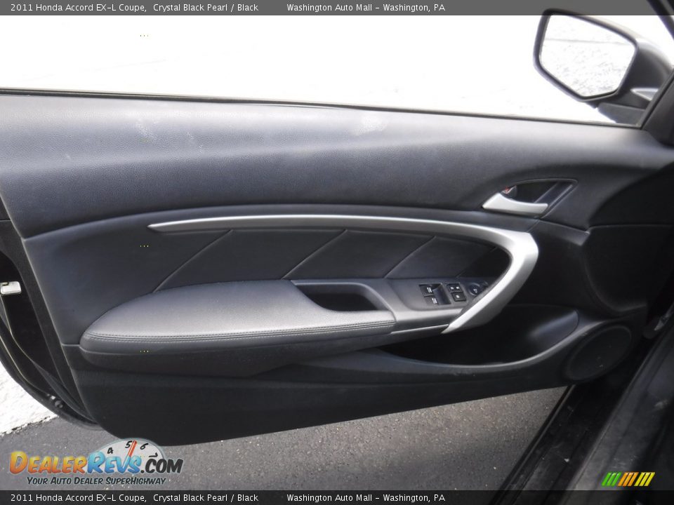 2011 Honda Accord EX-L Coupe Crystal Black Pearl / Black Photo #13