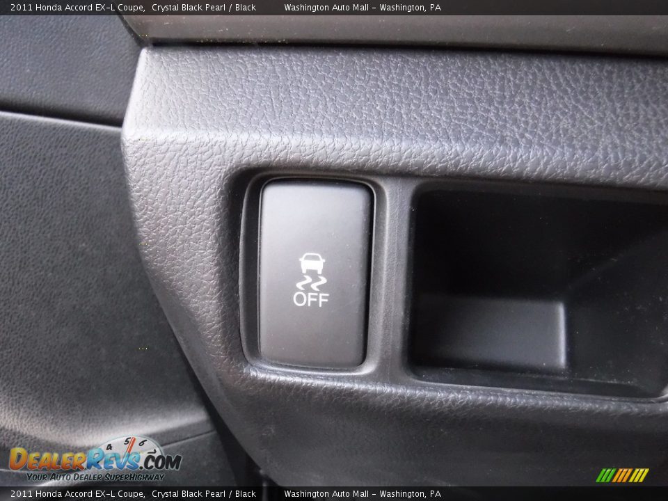 2011 Honda Accord EX-L Coupe Crystal Black Pearl / Black Photo #17