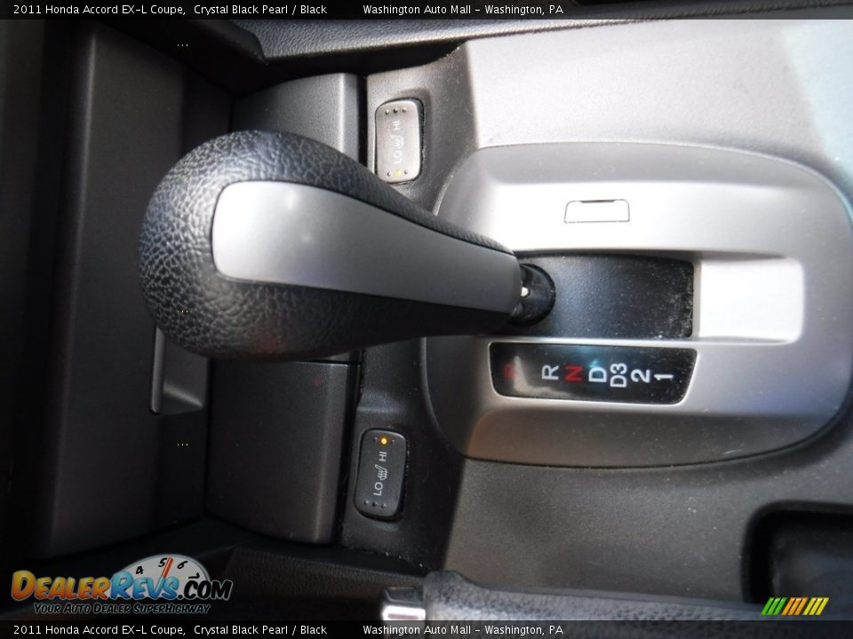 2011 Honda Accord EX-L Coupe Crystal Black Pearl / Black Photo #18