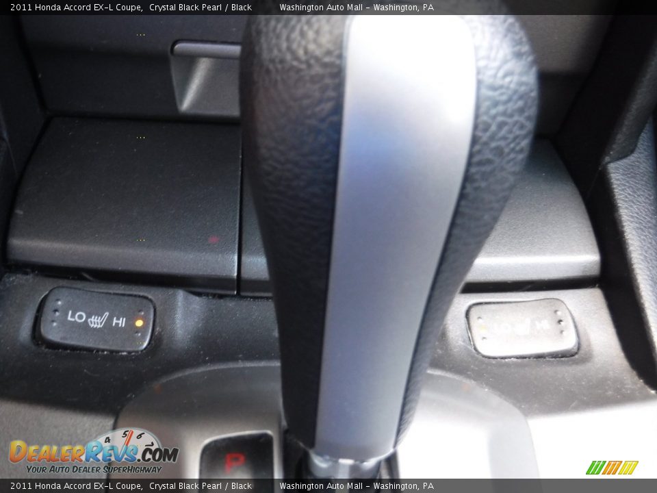 2011 Honda Accord EX-L Coupe Crystal Black Pearl / Black Photo #19