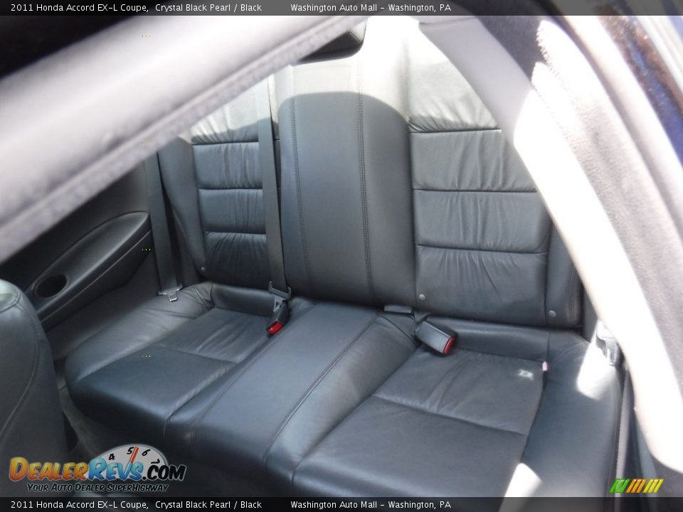 2011 Honda Accord EX-L Coupe Crystal Black Pearl / Black Photo #26