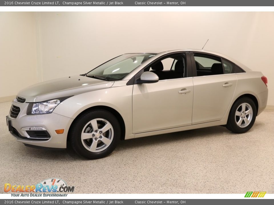 2016 Chevrolet Cruze Limited LT Champagne Silver Metallic / Jet Black Photo #3