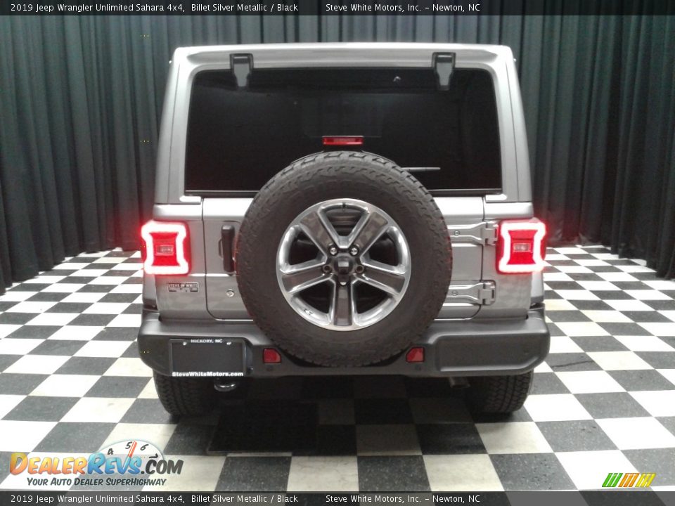 2019 Jeep Wrangler Unlimited Sahara 4x4 Billet Silver Metallic / Black Photo #7