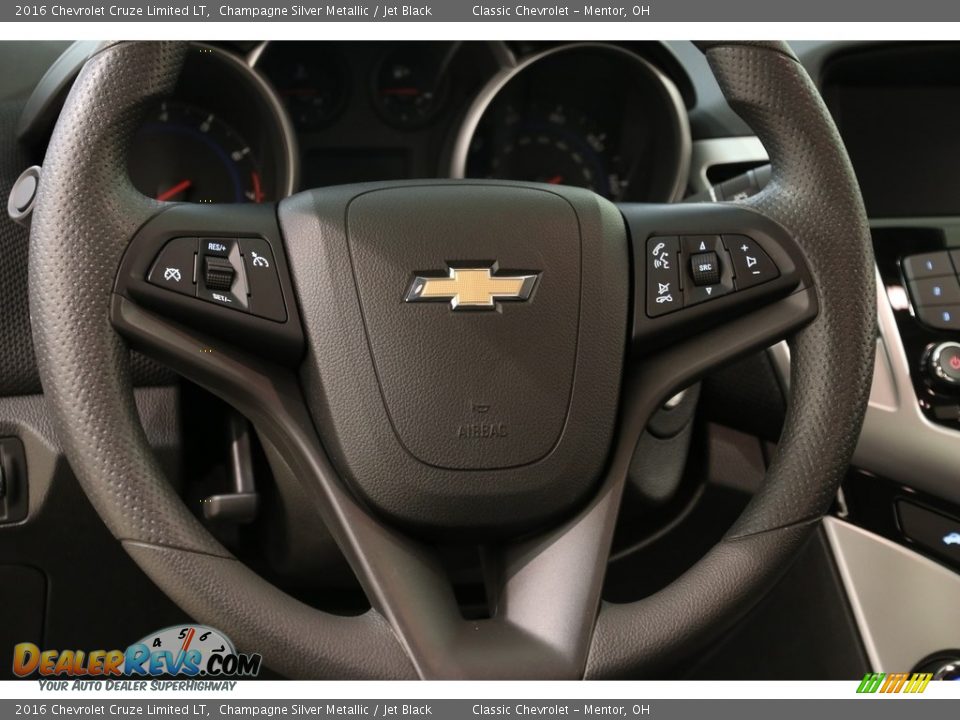 2016 Chevrolet Cruze Limited LT Champagne Silver Metallic / Jet Black Photo #7
