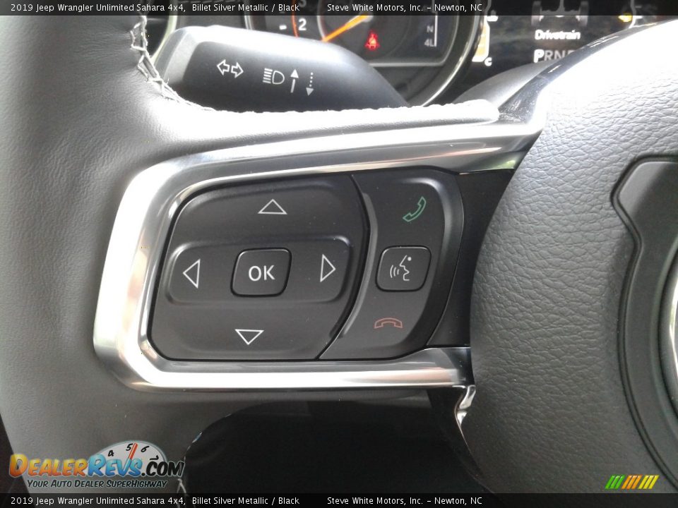 2019 Jeep Wrangler Unlimited Sahara 4x4 Billet Silver Metallic / Black Photo #17