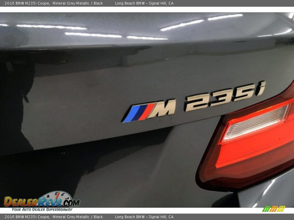 2016 BMW M235i Coupe Mineral Grey Metallic / Black Photo #7