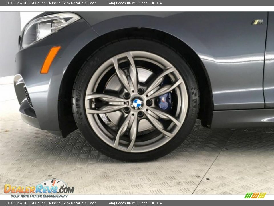 2016 BMW M235i Coupe Mineral Grey Metallic / Black Photo #8