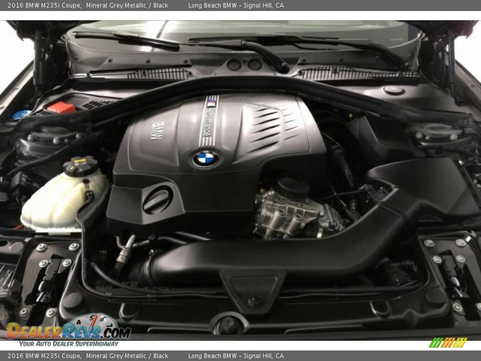 2016 BMW M235i Coupe Mineral Grey Metallic / Black Photo #9
