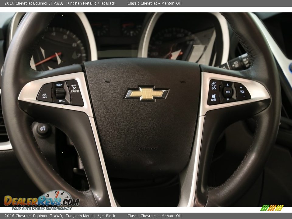 2016 Chevrolet Equinox LT AWD Tungsten Metallic / Jet Black Photo #7