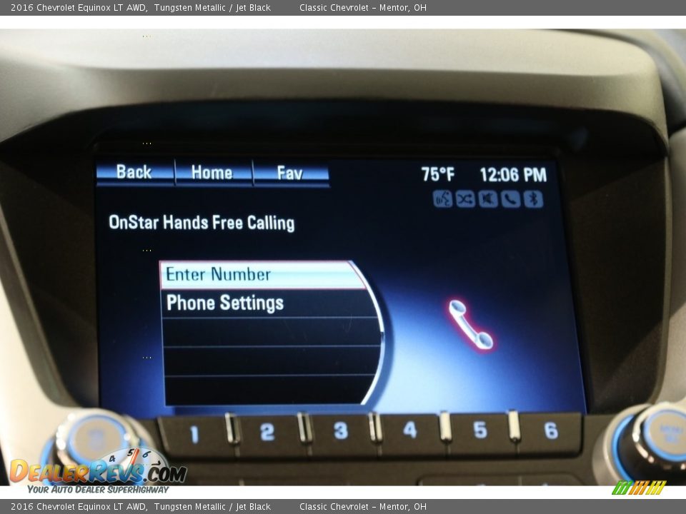 2016 Chevrolet Equinox LT AWD Tungsten Metallic / Jet Black Photo #10