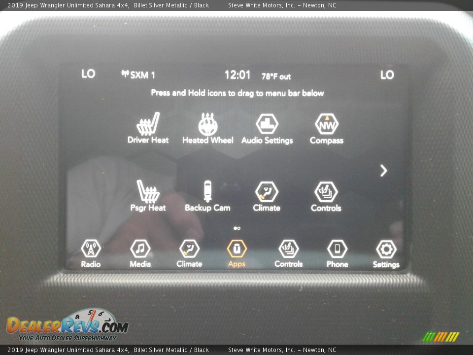 2019 Jeep Wrangler Unlimited Sahara 4x4 Billet Silver Metallic / Black Photo #25