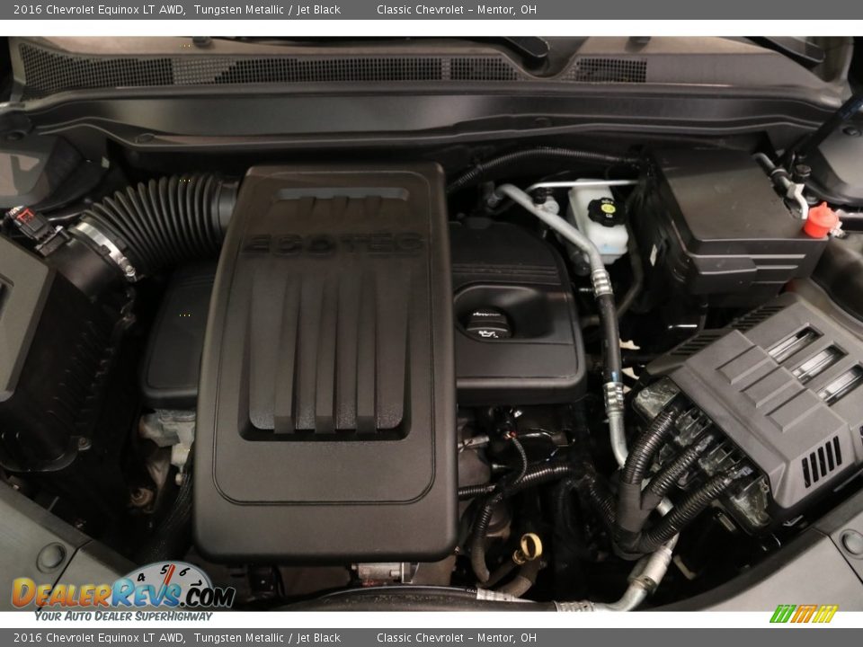2016 Chevrolet Equinox LT AWD Tungsten Metallic / Jet Black Photo #17